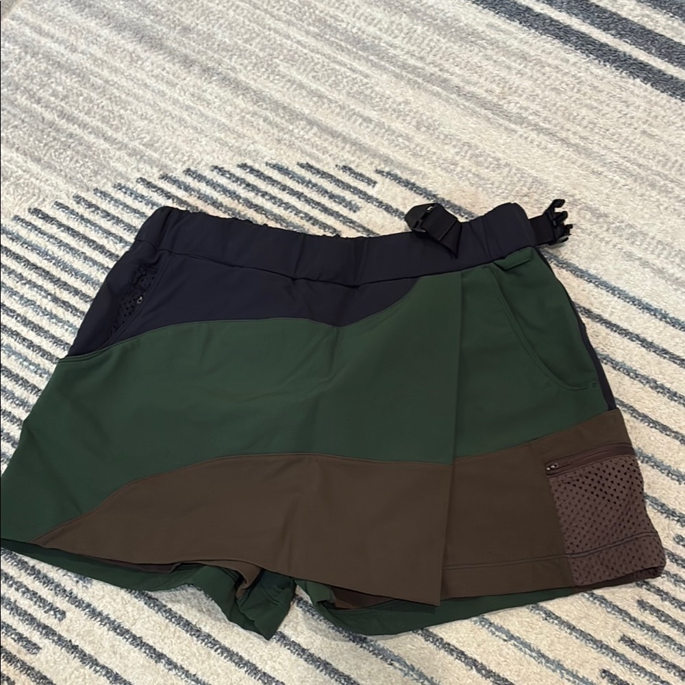 Outdoor Voices Green and Brown Women's Rectrek Skort